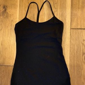 Lululemon Y strap black tank